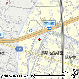 熊本県八代市宮地町1617周辺の地図