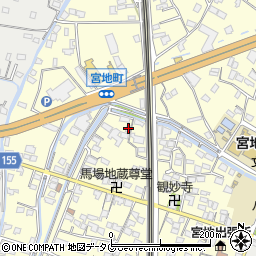 熊本県八代市宮地町529周辺の地図