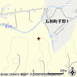 本渡五和農業協同組合　城河原茶工場周辺の地図