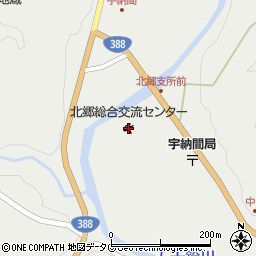 美郷町北郷総合交流センター周辺の地図