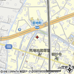 熊本県八代市宮地町537周辺の地図