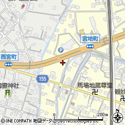 熊本県八代市宮地町1596周辺の地図