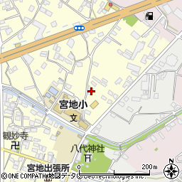 熊本県八代市宮地町2013周辺の地図
