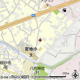 熊本県八代市宮地町2012周辺の地図