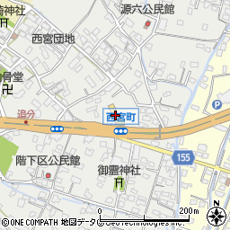 熊本ダイハツ販売八代店周辺の地図