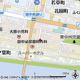 Ａ八代市・八代駅前・十条町・竹原町・長田町・新八代駅前・萩原町・西宮町・渡町・高下東町・迎町・千反町　２４Ｘ３６５安心受付センター周辺の地図