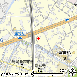 熊本県八代市宮地町1784周辺の地図
