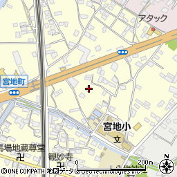 熊本県八代市宮地町1853周辺の地図