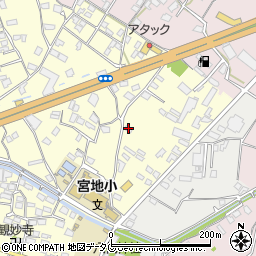 熊本県八代市宮地町2006周辺の地図