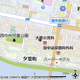 熊本県八代市弥生町周辺の地図