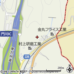 宮崎県東臼杵郡門川町加草17周辺の地図