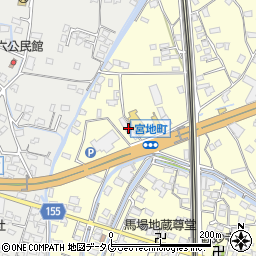 熊本県八代市宮地町1627周辺の地図
