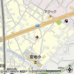 熊本県八代市宮地町1889周辺の地図