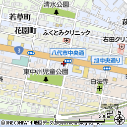 熊本県八代市旭中央通7-1周辺の地図