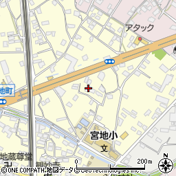 熊本県八代市宮地町1873周辺の地図