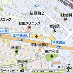ベスト電器熊本八代店周辺の地図