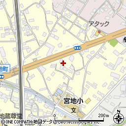 熊本県八代市宮地町1880周辺の地図