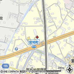 熊本県八代市宮地町1680周辺の地図