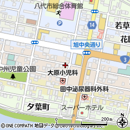 熊本県八代市黄金町周辺の地図