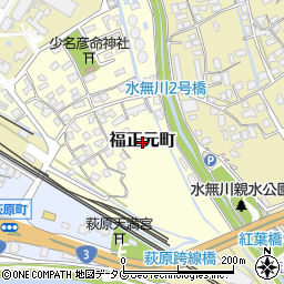 熊本県八代市福正元町周辺の地図