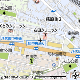 株式会社鶴屋百貨店　八代店周辺の地図