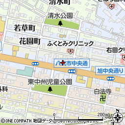 熊本県八代市旭中央通8-3周辺の地図