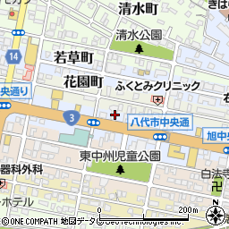 熊本県八代市旭中央通8-10周辺の地図