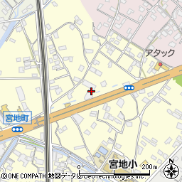 熊本県八代市宮地町1865周辺の地図