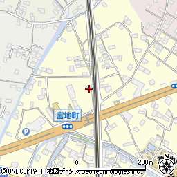 熊本県八代市宮地町1691-1周辺の地図