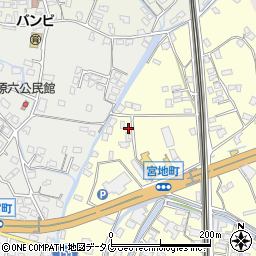 熊本県八代市宮地町1633周辺の地図