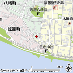 熊本県八代市八幡町4周辺の地図