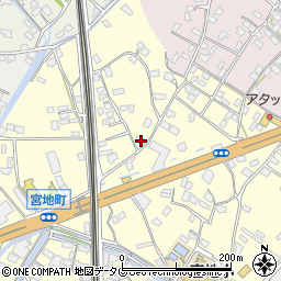 熊本県八代市宮地町1740周辺の地図