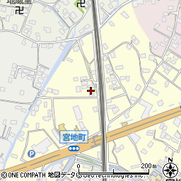 熊本県八代市宮地町1657周辺の地図