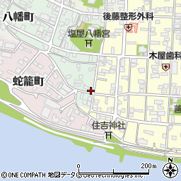 熊本県八代市八幡町3-8周辺の地図