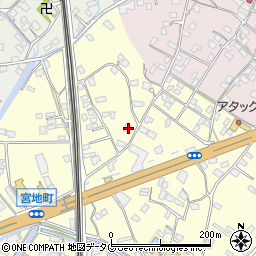 熊本県八代市宮地町1742-1周辺の地図