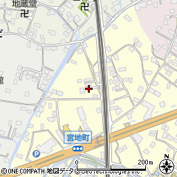 熊本県八代市宮地町1656周辺の地図