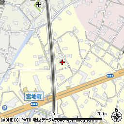 熊本県八代市宮地町1710周辺の地図