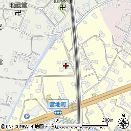 熊本県八代市宮地町1655周辺の地図