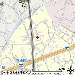 熊本県八代市宮地町1711-3周辺の地図