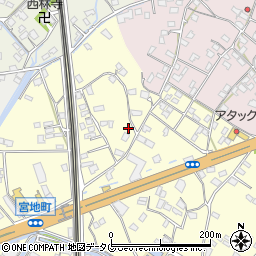 熊本県八代市宮地町1743周辺の地図