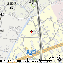 熊本県八代市宮地町1653周辺の地図