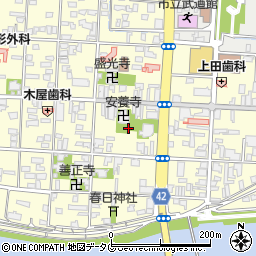 Ａ水の生活救急車・つまりのトラブル出張サービス　八代市・八代駅前・八代市役所前・平山新町・受付センター周辺の地図