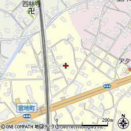 熊本県八代市宮地町1746周辺の地図