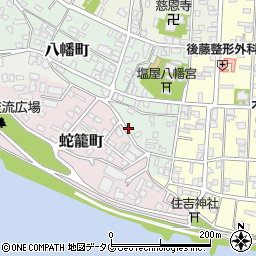 熊本県八代市八幡町3-20周辺の地図