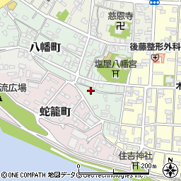 熊本県八代市八幡町3-32周辺の地図