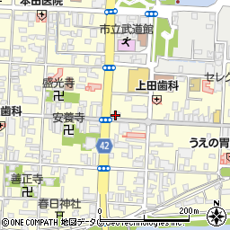 株式会社南日本銀行　八代支店支店長室周辺の地図