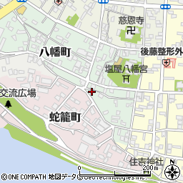 熊本県八代市八幡町3-29周辺の地図