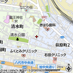 熊本県八代市清水町2-17周辺の地図