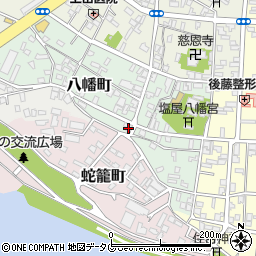 熊本県八代市八幡町6-29周辺の地図