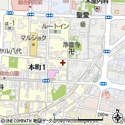 浪花寿司周辺の地図